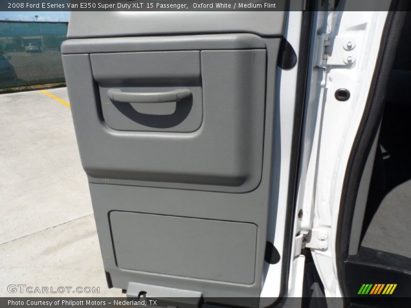 Oxford White / Medium Flint 2008 Ford E Series Van E350 Super Duty XLT 15 Passenger