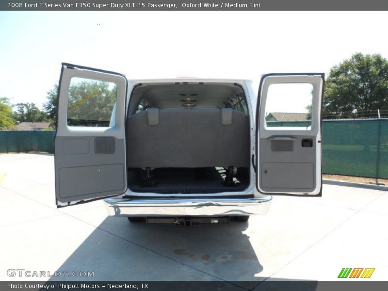 Oxford White / Medium Flint 2008 Ford E Series Van E350 Super Duty XLT 15 Passenger