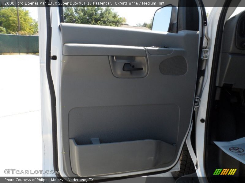 Oxford White / Medium Flint 2008 Ford E Series Van E350 Super Duty XLT 15 Passenger