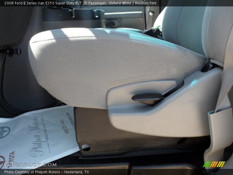 Oxford White / Medium Flint 2008 Ford E Series Van E350 Super Duty XLT 15 Passenger