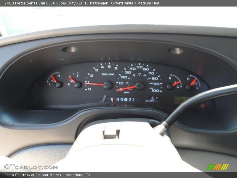 Oxford White / Medium Flint 2008 Ford E Series Van E350 Super Duty XLT 15 Passenger