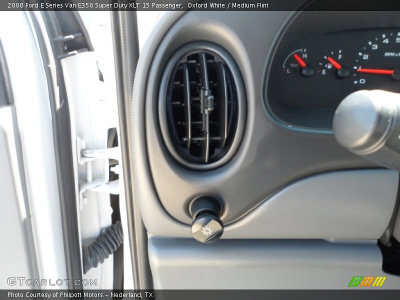 Oxford White / Medium Flint 2008 Ford E Series Van E350 Super Duty XLT 15 Passenger