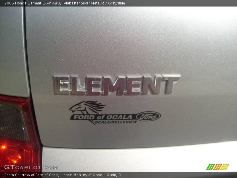 Alabaster Silver Metallic / Gray/Blue 2006 Honda Element EX-P AWD