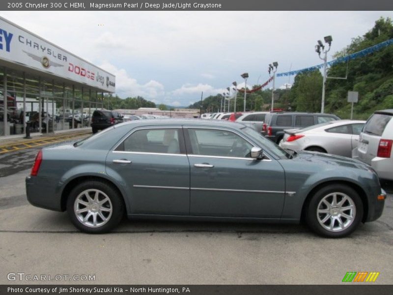 Magnesium Pearl / Deep Jade/Light Graystone 2005 Chrysler 300 C HEMI