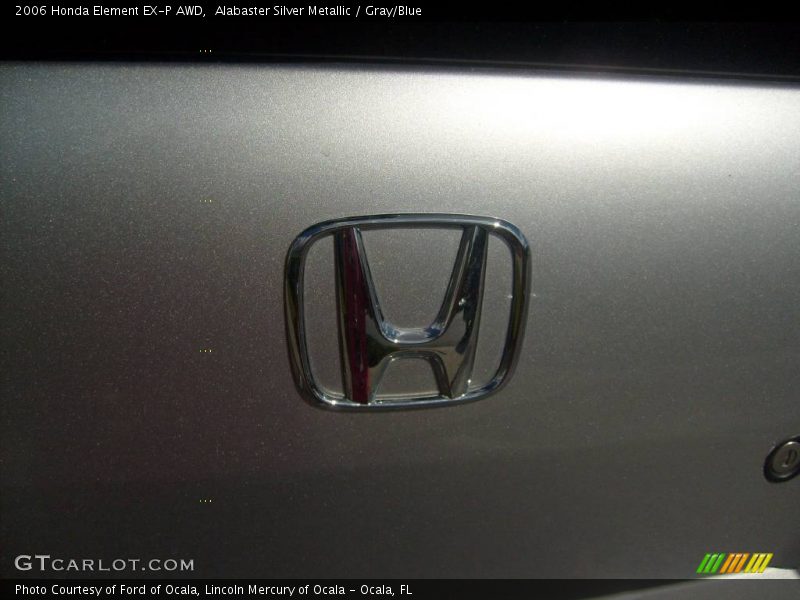 Alabaster Silver Metallic / Gray/Blue 2006 Honda Element EX-P AWD