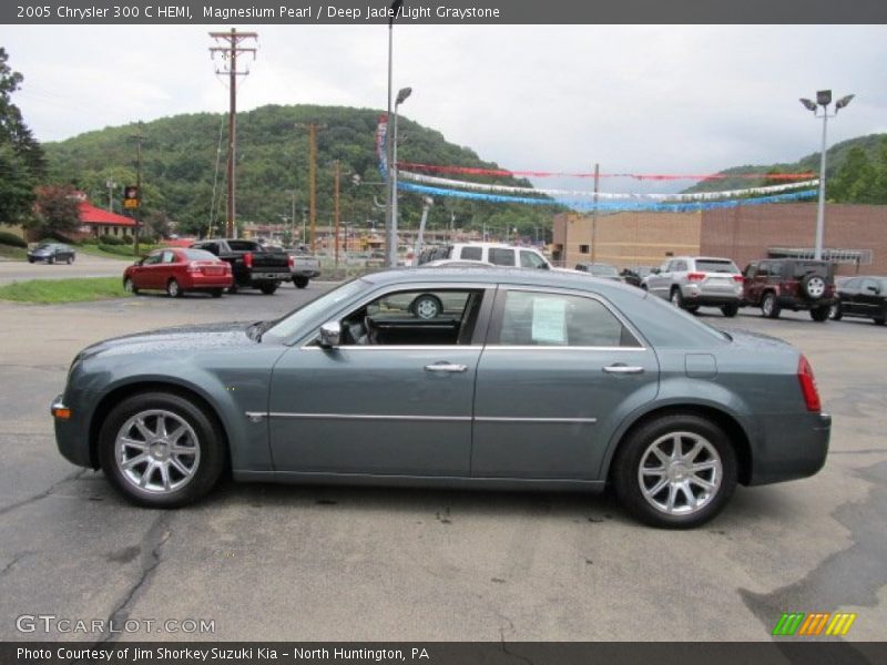 Magnesium Pearl / Deep Jade/Light Graystone 2005 Chrysler 300 C HEMI