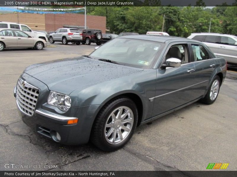Magnesium Pearl / Deep Jade/Light Graystone 2005 Chrysler 300 C HEMI