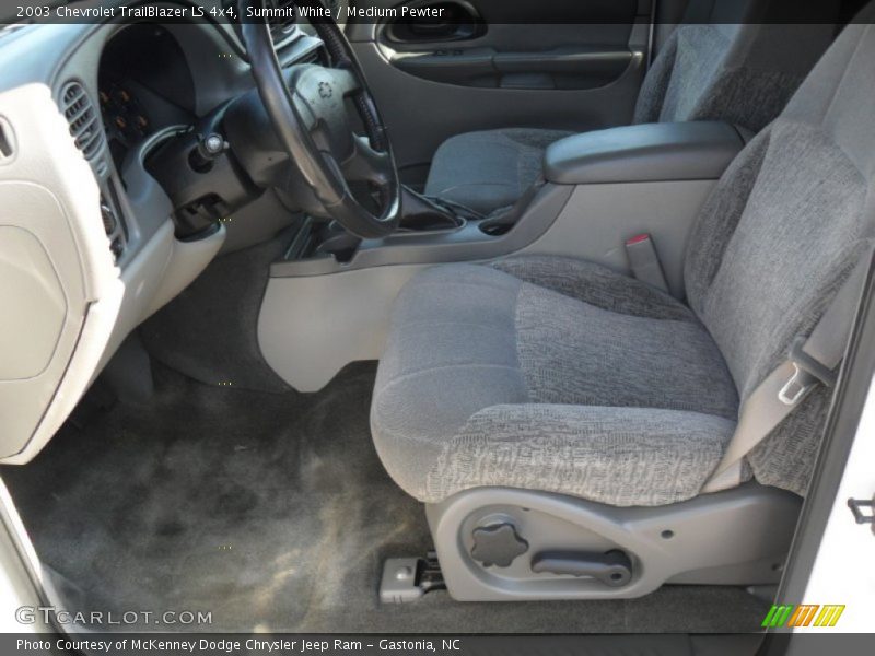 Summit White / Medium Pewter 2003 Chevrolet TrailBlazer LS 4x4