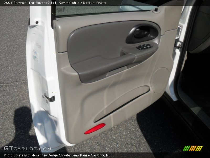 Summit White / Medium Pewter 2003 Chevrolet TrailBlazer LS 4x4