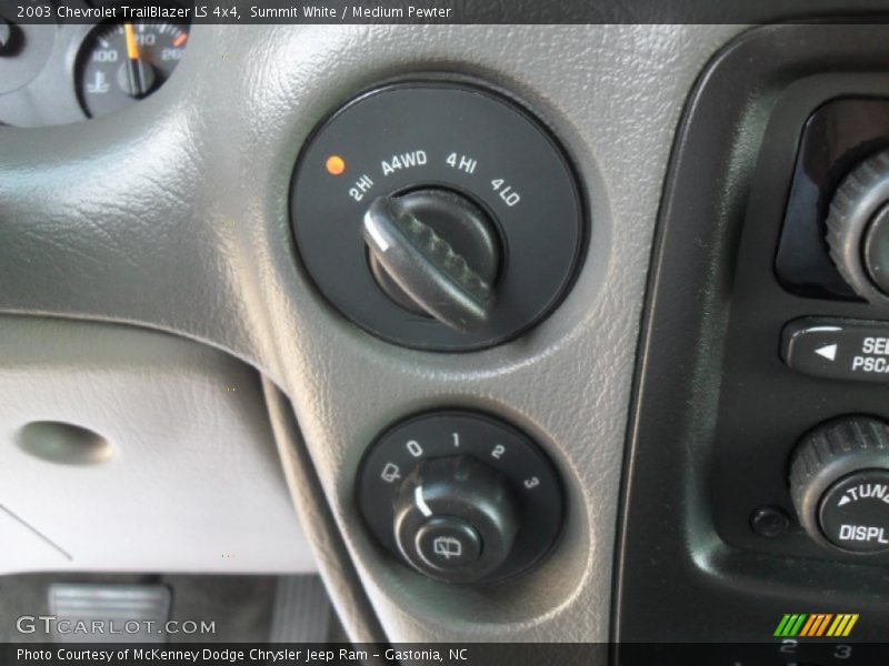 Summit White / Medium Pewter 2003 Chevrolet TrailBlazer LS 4x4