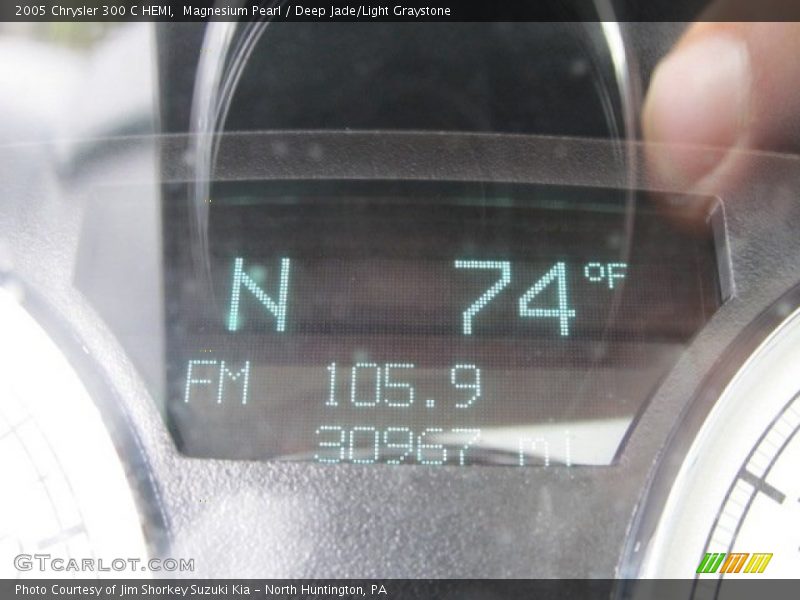 Magnesium Pearl / Deep Jade/Light Graystone 2005 Chrysler 300 C HEMI