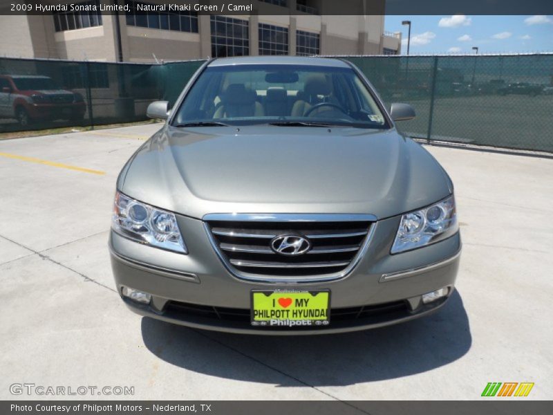 Natural Khaki Green / Camel 2009 Hyundai Sonata Limited