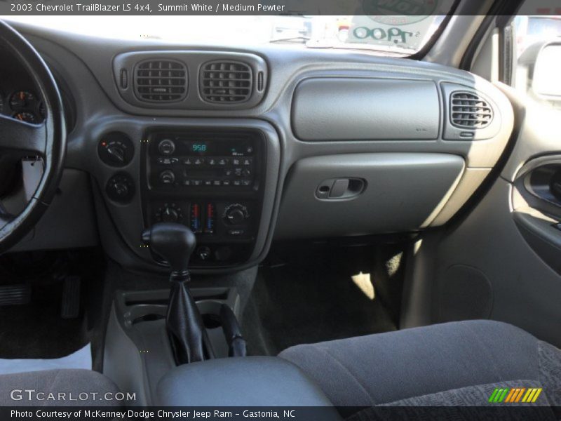 Summit White / Medium Pewter 2003 Chevrolet TrailBlazer LS 4x4