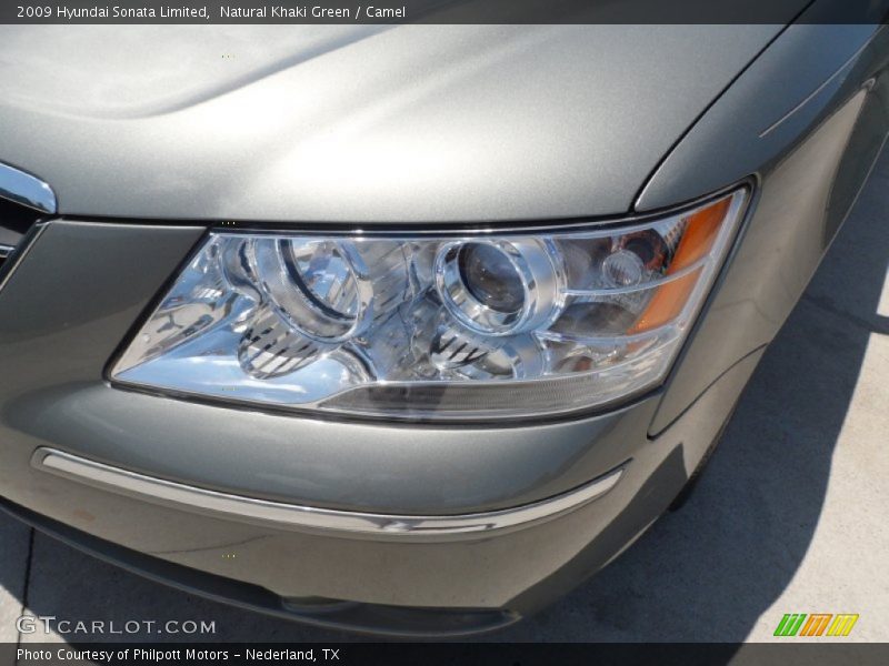 Natural Khaki Green / Camel 2009 Hyundai Sonata Limited