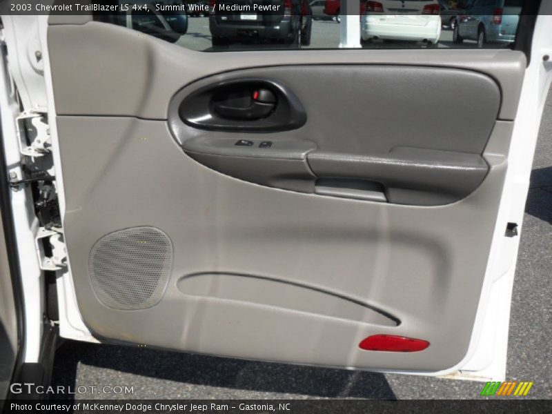 Summit White / Medium Pewter 2003 Chevrolet TrailBlazer LS 4x4