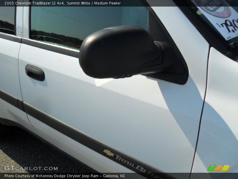 Summit White / Medium Pewter 2003 Chevrolet TrailBlazer LS 4x4