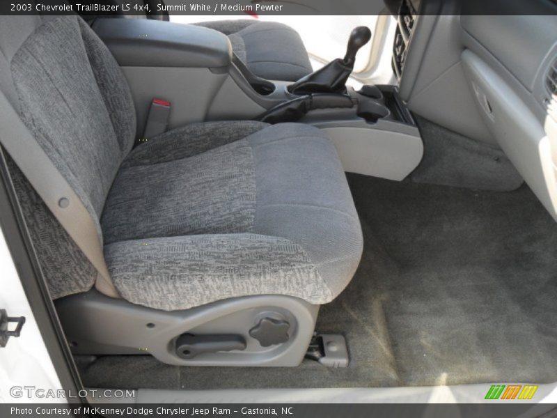 Summit White / Medium Pewter 2003 Chevrolet TrailBlazer LS 4x4