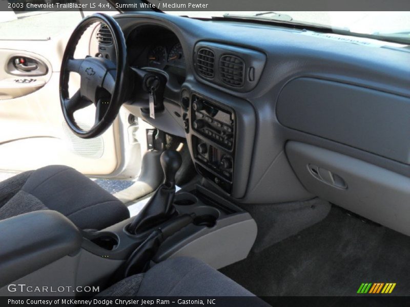 Summit White / Medium Pewter 2003 Chevrolet TrailBlazer LS 4x4