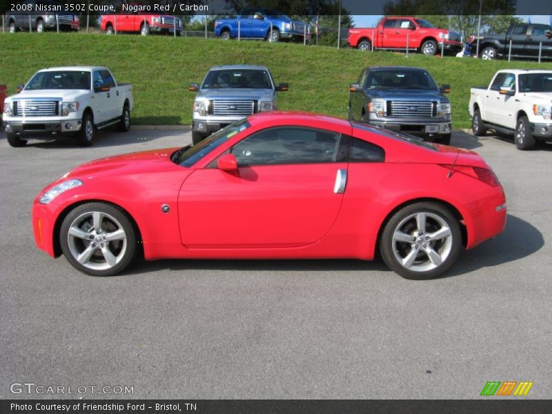 Nogaro Red / Carbon 2008 Nissan 350Z Coupe