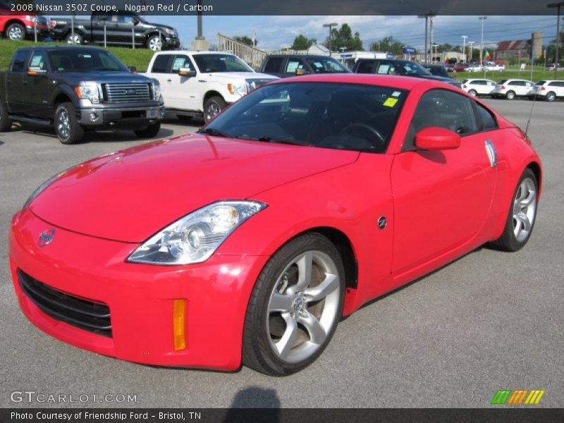 Nogaro Red / Carbon 2008 Nissan 350Z Coupe