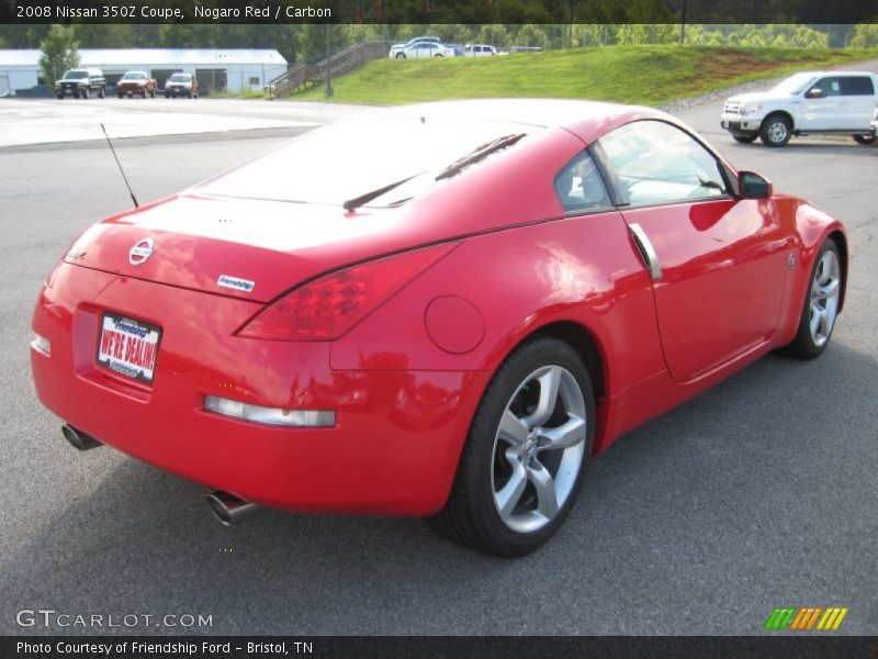 Nogaro Red / Carbon 2008 Nissan 350Z Coupe