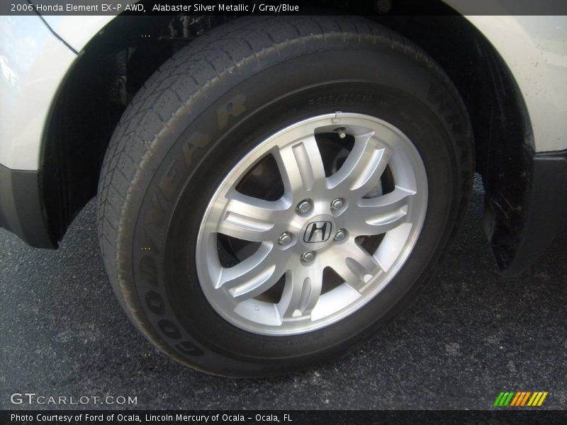 Alabaster Silver Metallic / Gray/Blue 2006 Honda Element EX-P AWD