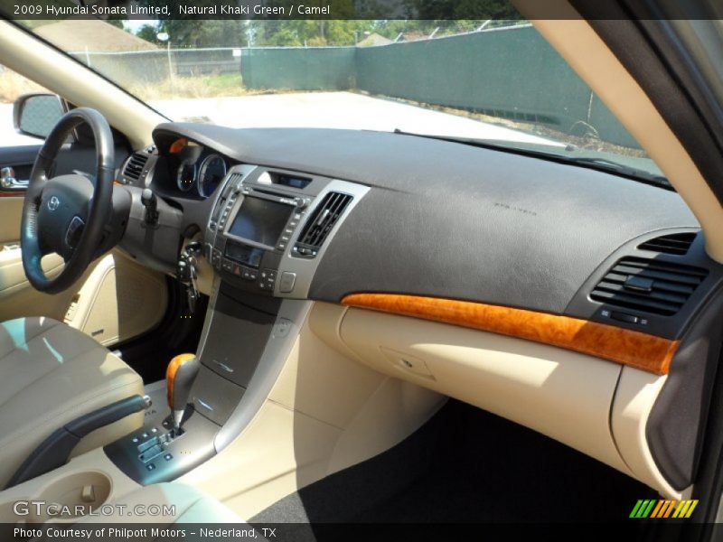 Natural Khaki Green / Camel 2009 Hyundai Sonata Limited