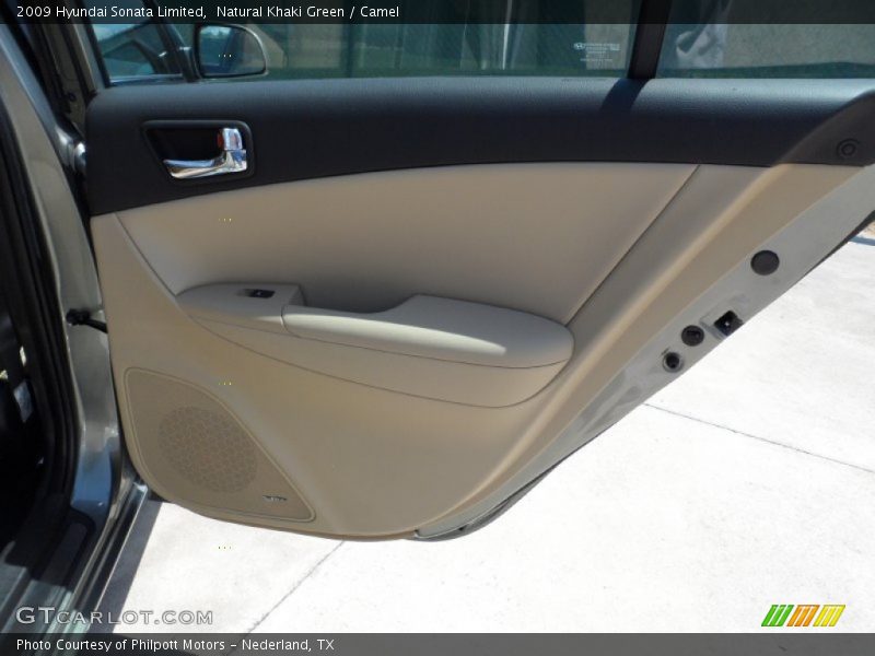 Natural Khaki Green / Camel 2009 Hyundai Sonata Limited