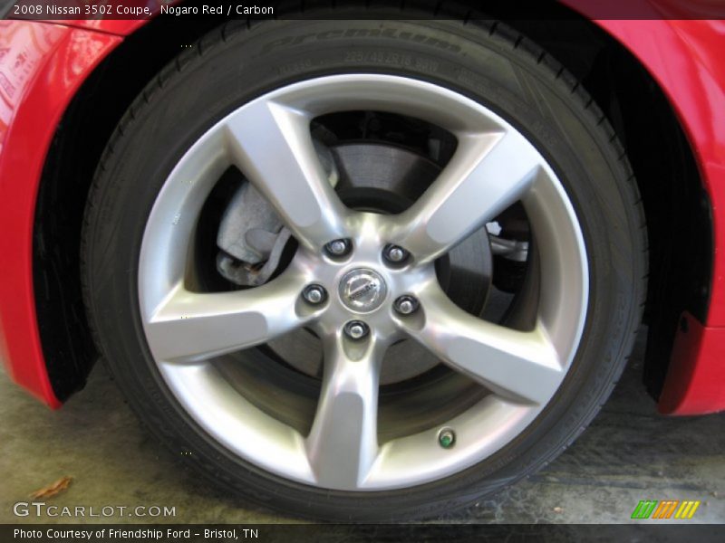 Nogaro Red / Carbon 2008 Nissan 350Z Coupe
