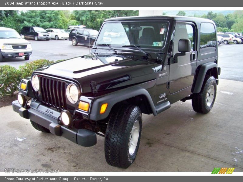 Black / Dark Slate Gray 2004 Jeep Wrangler Sport 4x4