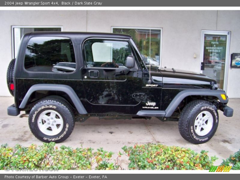 Black / Dark Slate Gray 2004 Jeep Wrangler Sport 4x4