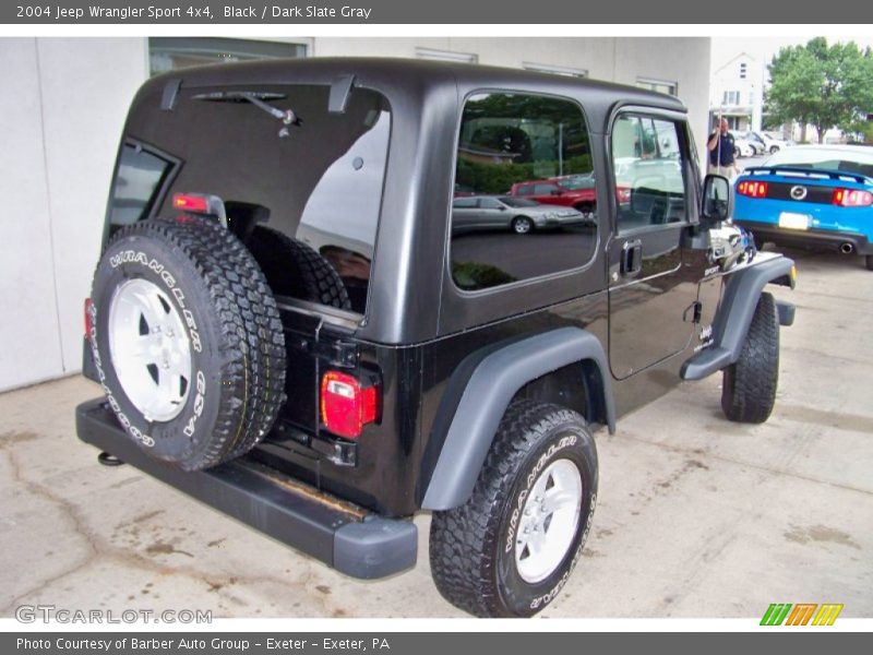 Black / Dark Slate Gray 2004 Jeep Wrangler Sport 4x4