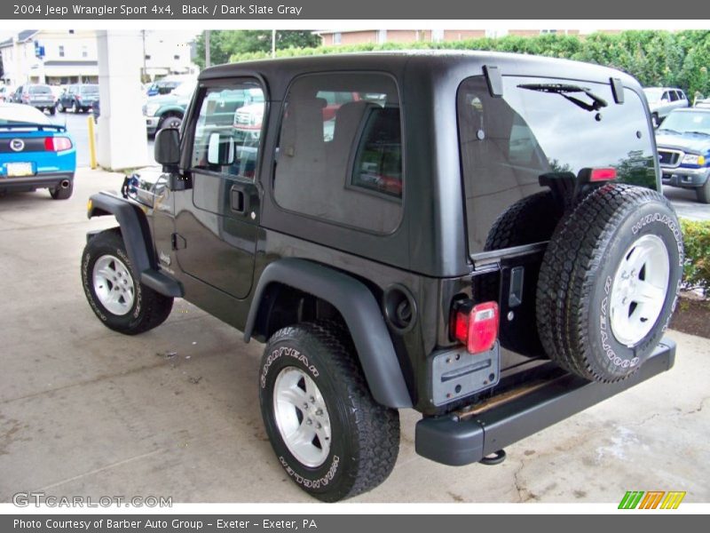 Black / Dark Slate Gray 2004 Jeep Wrangler Sport 4x4