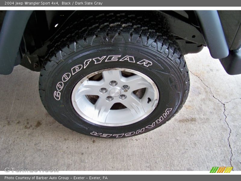 Black / Dark Slate Gray 2004 Jeep Wrangler Sport 4x4