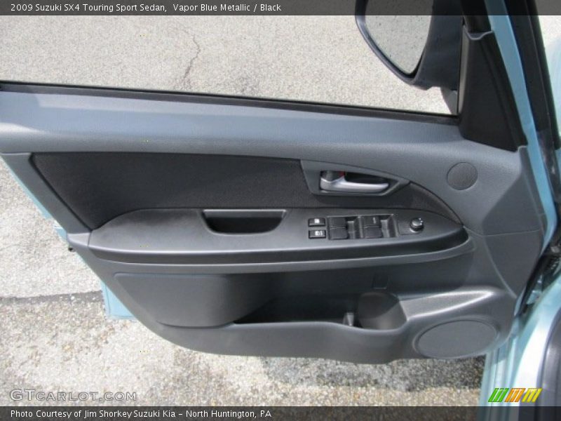 Vapor Blue Metallic / Black 2009 Suzuki SX4 Touring Sport Sedan