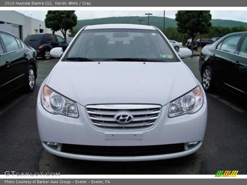 Nordic White / Gray 2010 Hyundai Elantra GLS