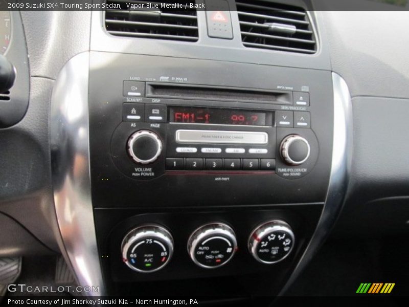 Vapor Blue Metallic / Black 2009 Suzuki SX4 Touring Sport Sedan