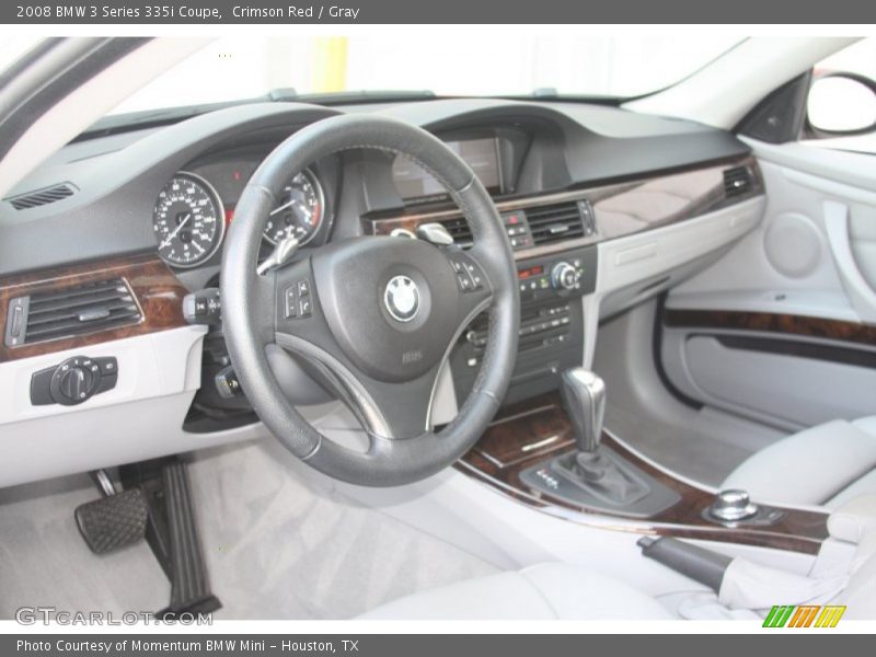 Crimson Red / Gray 2008 BMW 3 Series 335i Coupe