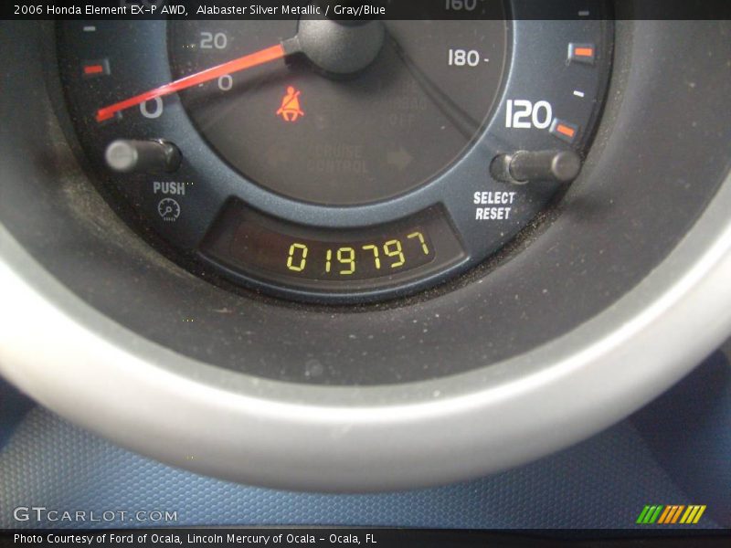Alabaster Silver Metallic / Gray/Blue 2006 Honda Element EX-P AWD