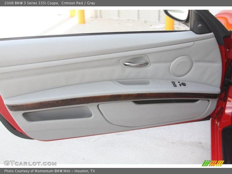 Crimson Red / Gray 2008 BMW 3 Series 335i Coupe