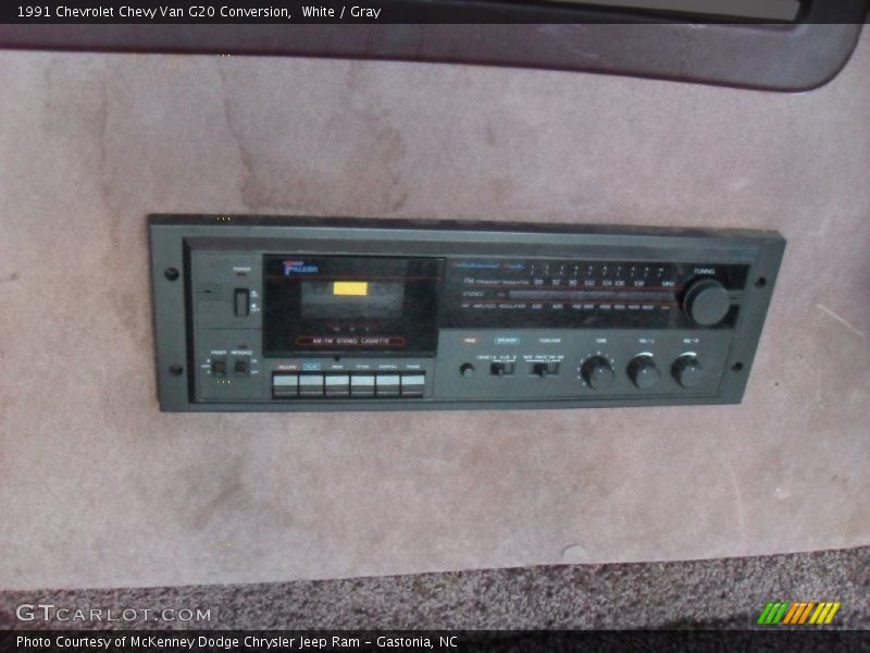 White / Gray 1991 Chevrolet Chevy Van G20 Conversion