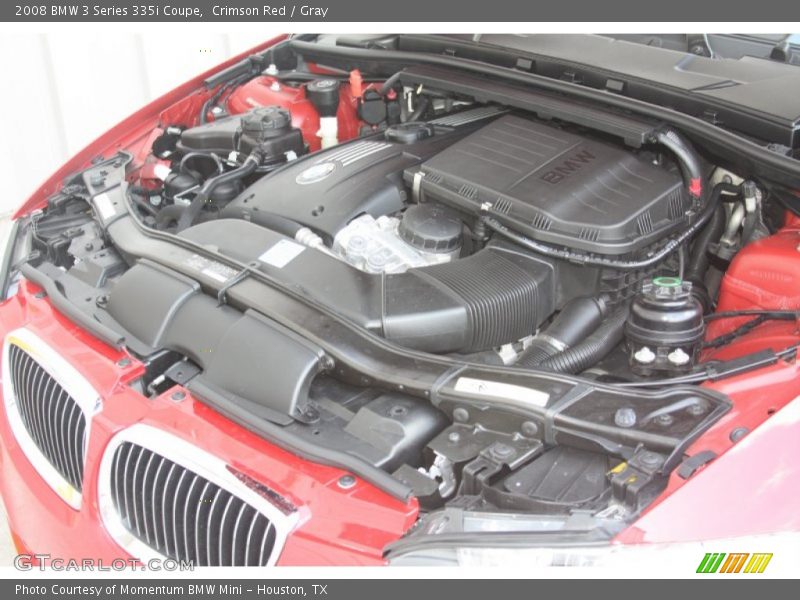 Crimson Red / Gray 2008 BMW 3 Series 335i Coupe