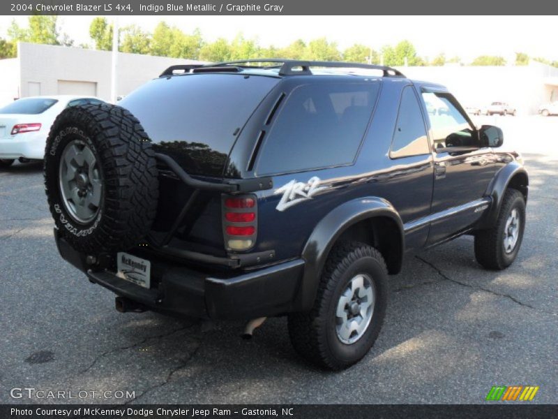Indigo Blue Metallic / Graphite Gray 2004 Chevrolet Blazer LS 4x4