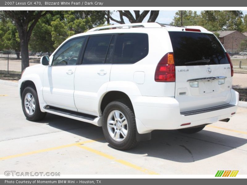 Blizzard White Pearl / Dark Gray 2007 Lexus GX 470