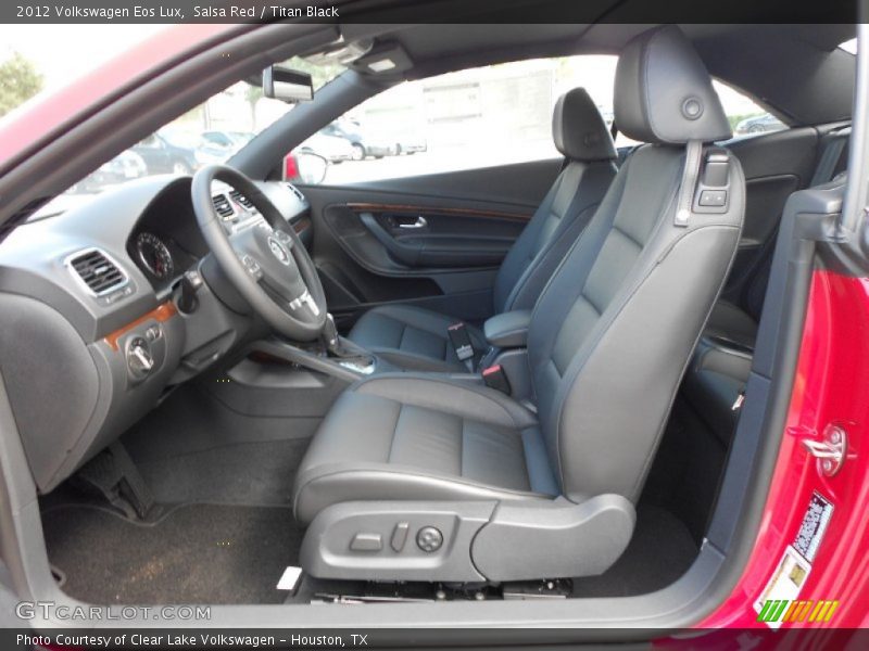 Salsa Red / Titan Black 2012 Volkswagen Eos Lux