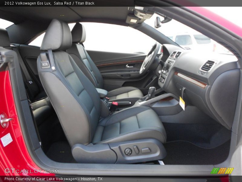 Salsa Red / Titan Black 2012 Volkswagen Eos Lux