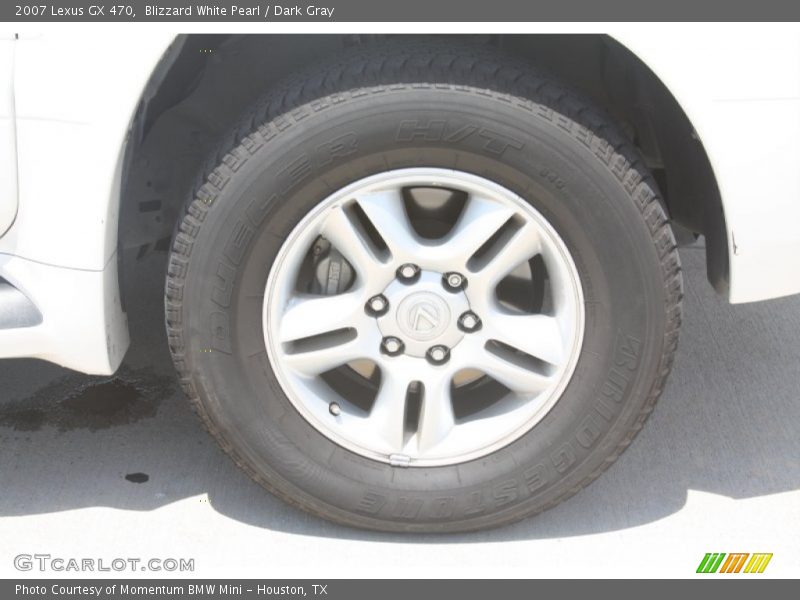 Blizzard White Pearl / Dark Gray 2007 Lexus GX 470