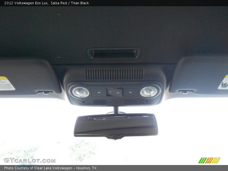 Salsa Red / Titan Black 2012 Volkswagen Eos Lux