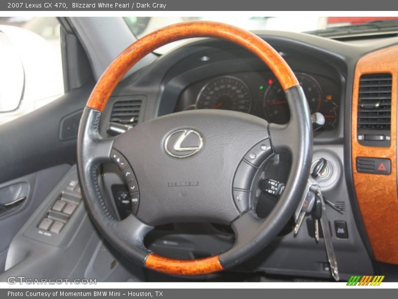 Blizzard White Pearl / Dark Gray 2007 Lexus GX 470