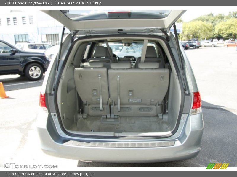 Slate Green Metallic / Gray 2008 Honda Odyssey EX-L